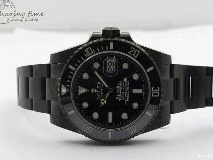 MiroTime 0426 Submariner Blaken W Date 904L PVD V6F 1:1 Best Edition A WrinkleFree 2879